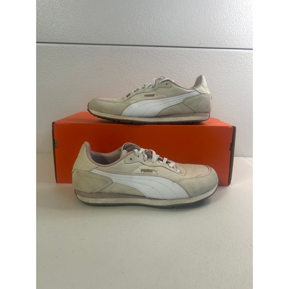 Puma Sneakers Cream White Women Size 10 #2858